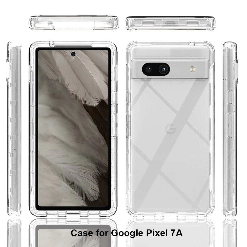 Full Protection Case Google Pixel 7a gjennomsiktig