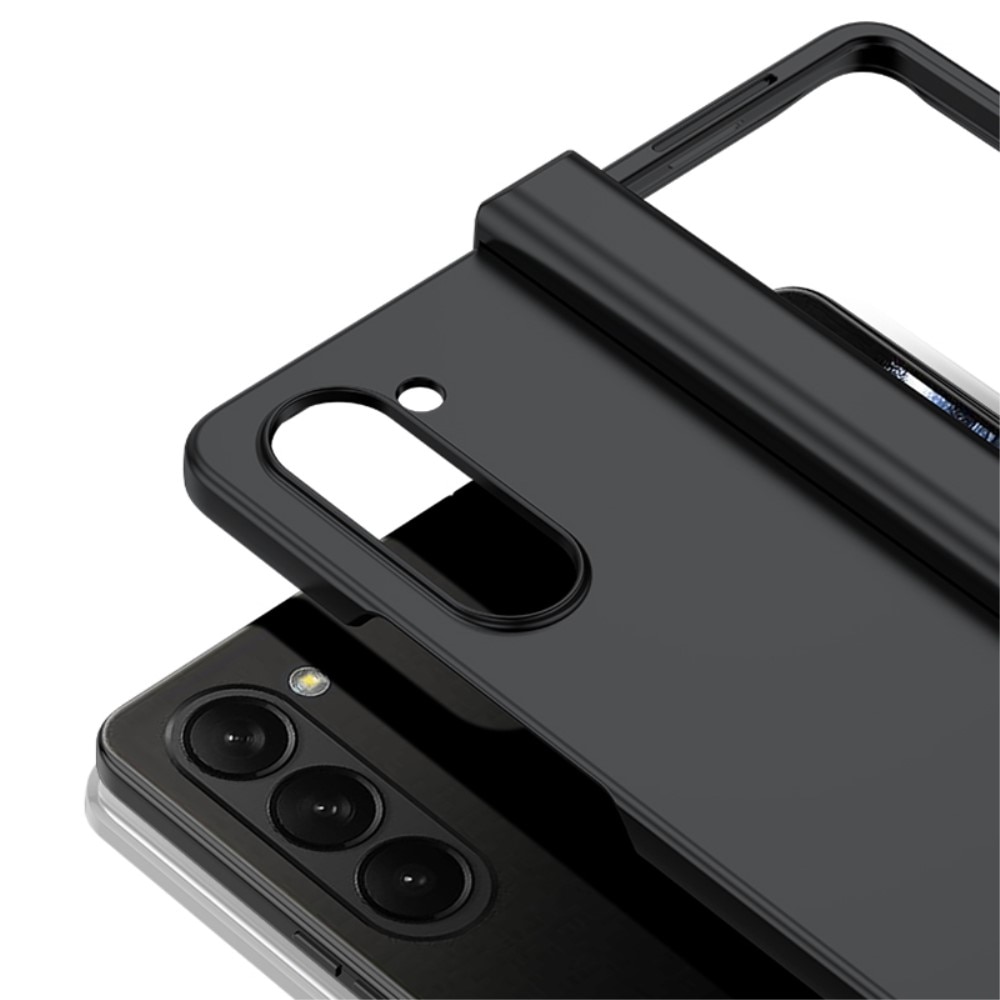 Hard Case Rubberized Hinge Protection Samsung Galaxy Z Fold 5 svart