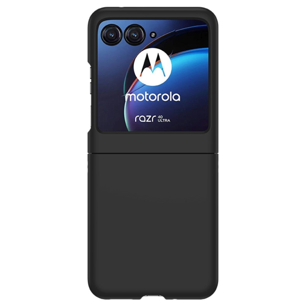 Hard Case Rubberized Motorola Razr 40 Ultra svart