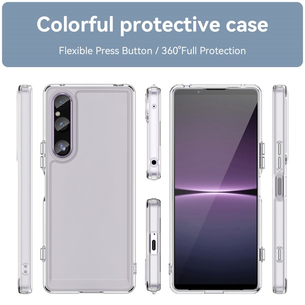 Crystal Hybrid Case Sony Xperia 1 V gjennomsiktig