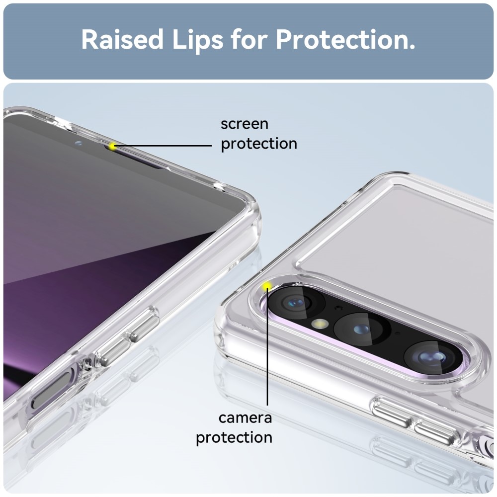 Crystal Hybrid Case Sony Xperia 1 V gjennomsiktig