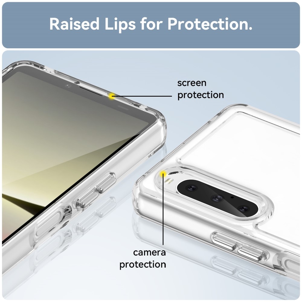 Crystal Hybrid Case Sony Xperia 10 V gjennomsiktig