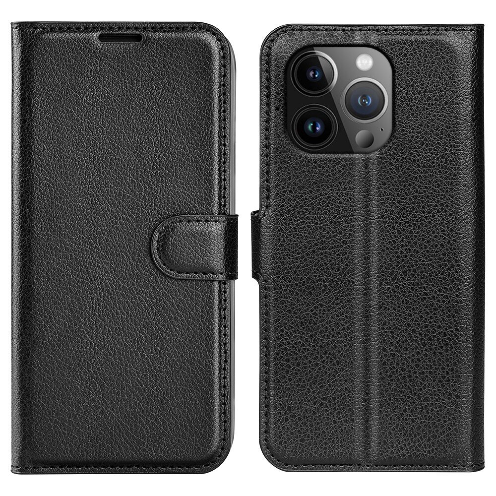 Mobilveske iPhone 15 Pro Svart