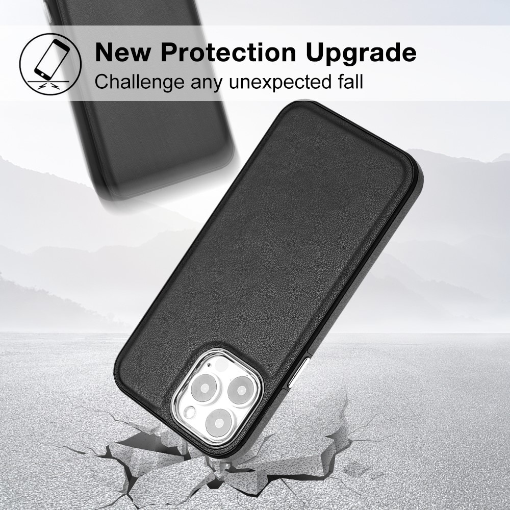 Lærdeksel iPhone 13 Pro svart