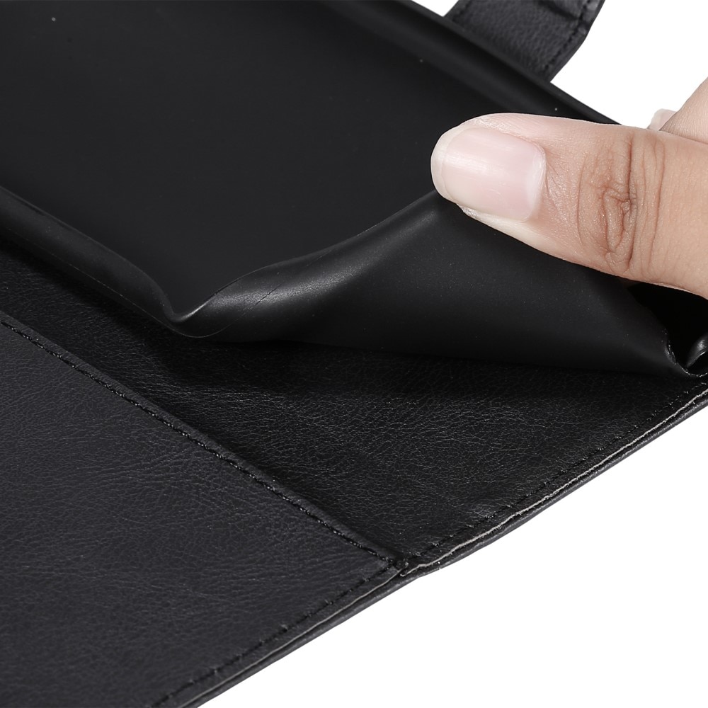 Lommebokdeksel iPhone 15 Pro svart