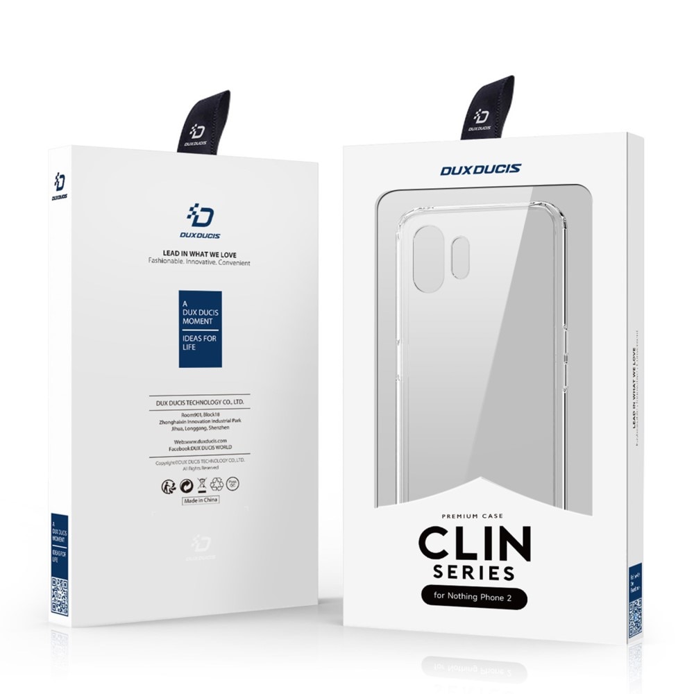 Clin Series Nothing Phone 2 - gjennomsiktig