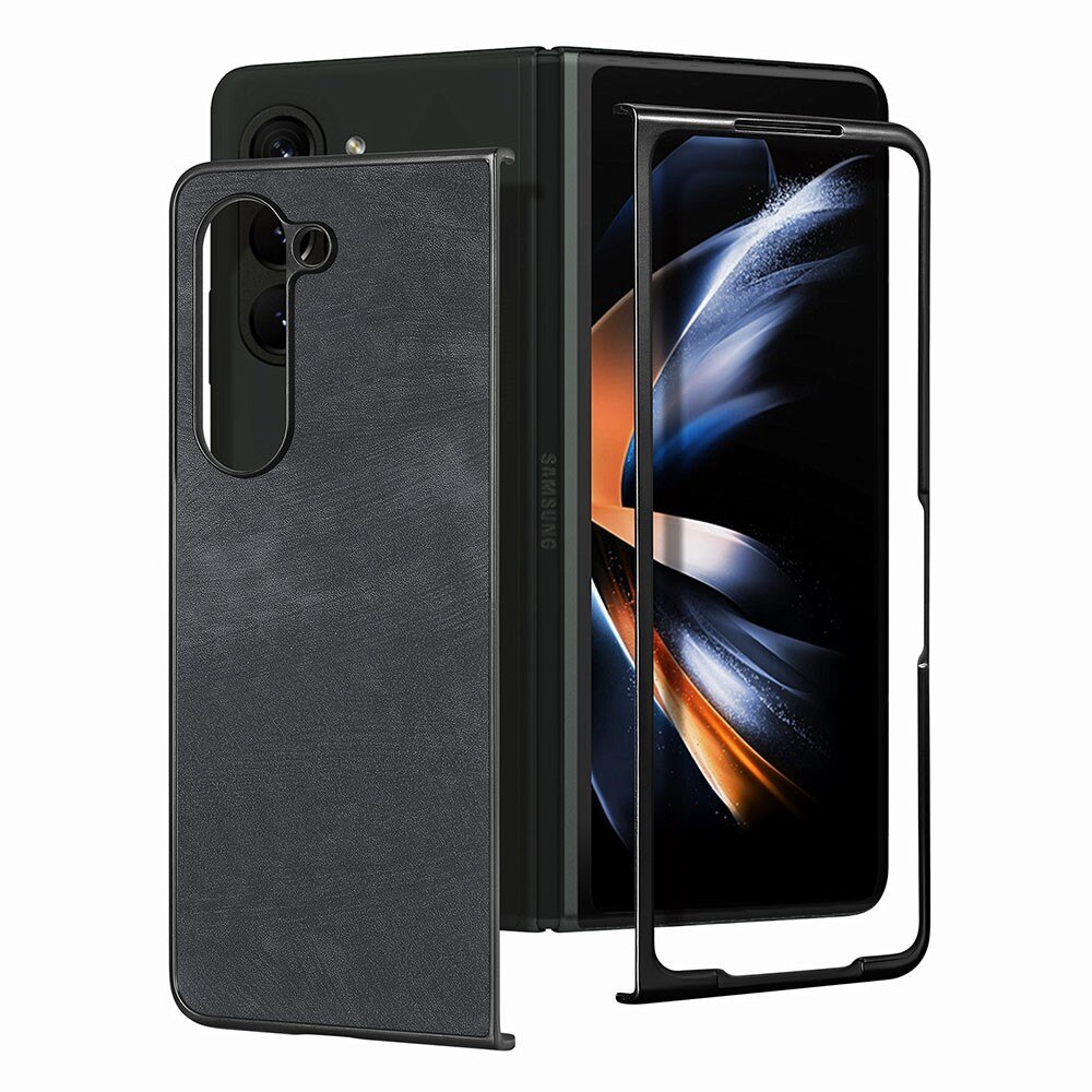 Lærdeksel Samsung Galaxy Z Fold 5 svart