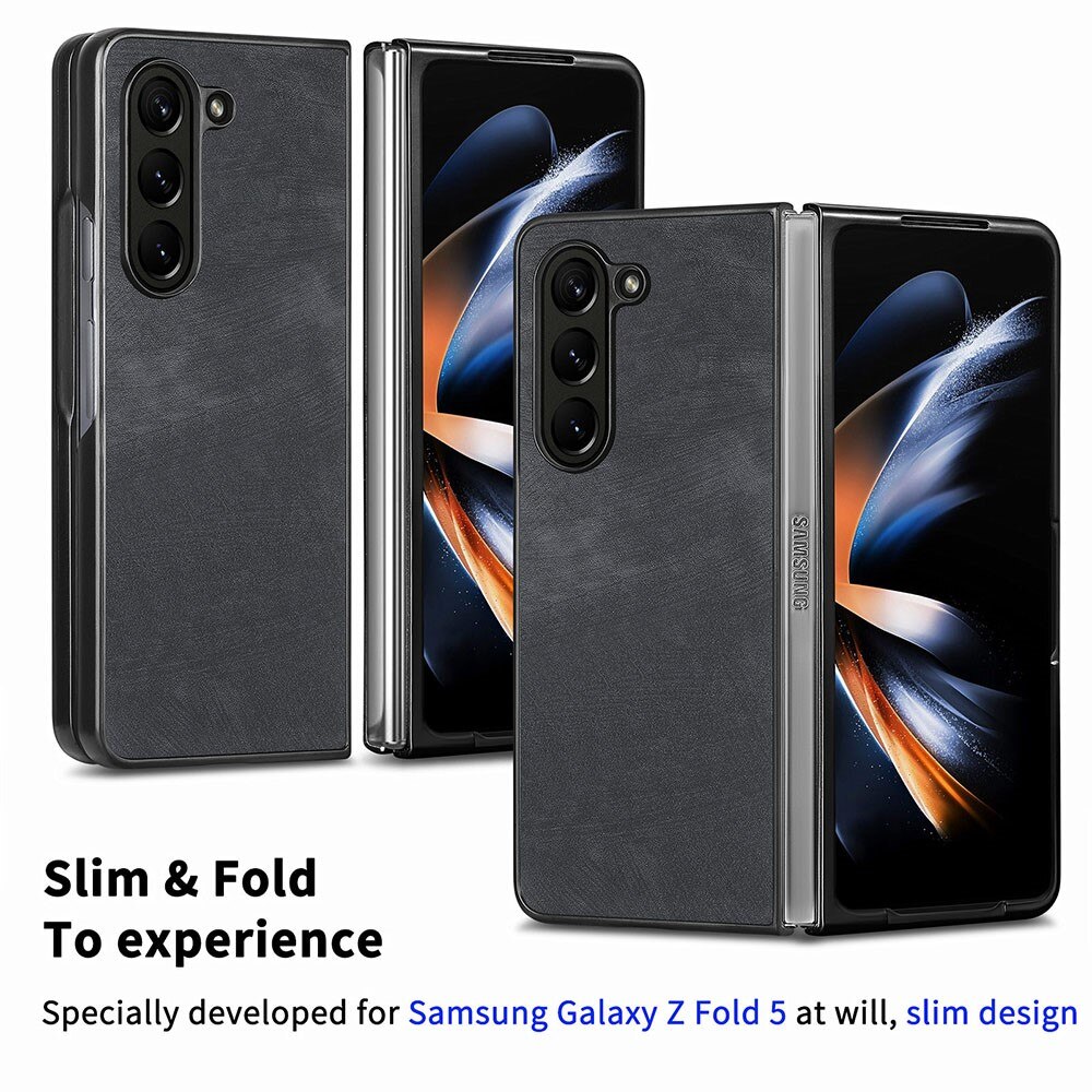 Lærdeksel Samsung Galaxy Z Fold 5 svart