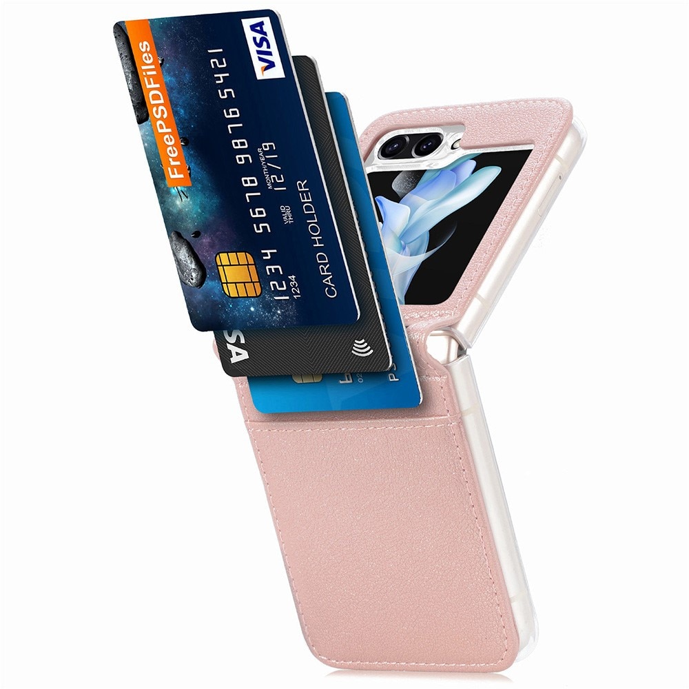 Slim Card Wallet Samsung Galaxy Z Flip 5 rosa
