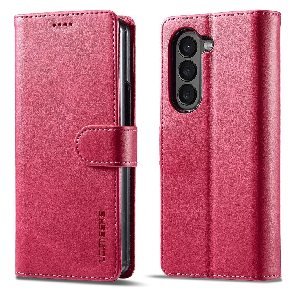 Lommebokdeksel Samsung Galaxy Z Fold 5 rosa