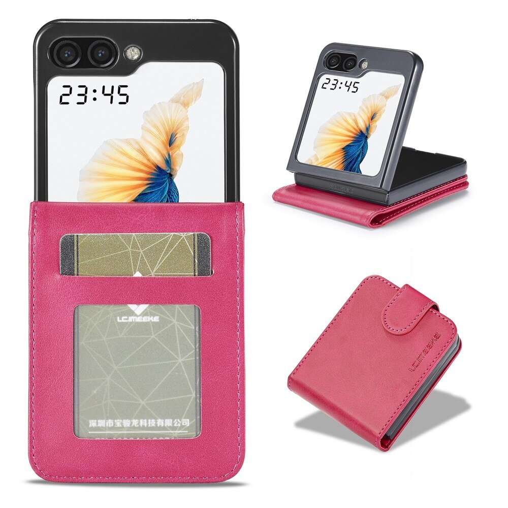 Lommebokdeksel Samsung Galaxy Z Flip 5 rosa