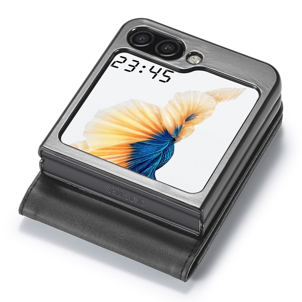 Lommebokdeksel Samsung Galaxy Z Flip 5 svart