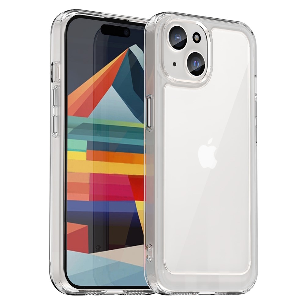 Crystal Hybrid Case iPhone 15 gjennomsiktig