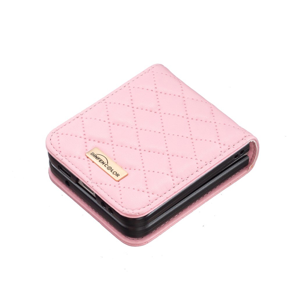 Deksel Samsung Galaxy Z Flip 5 Quilted rosa