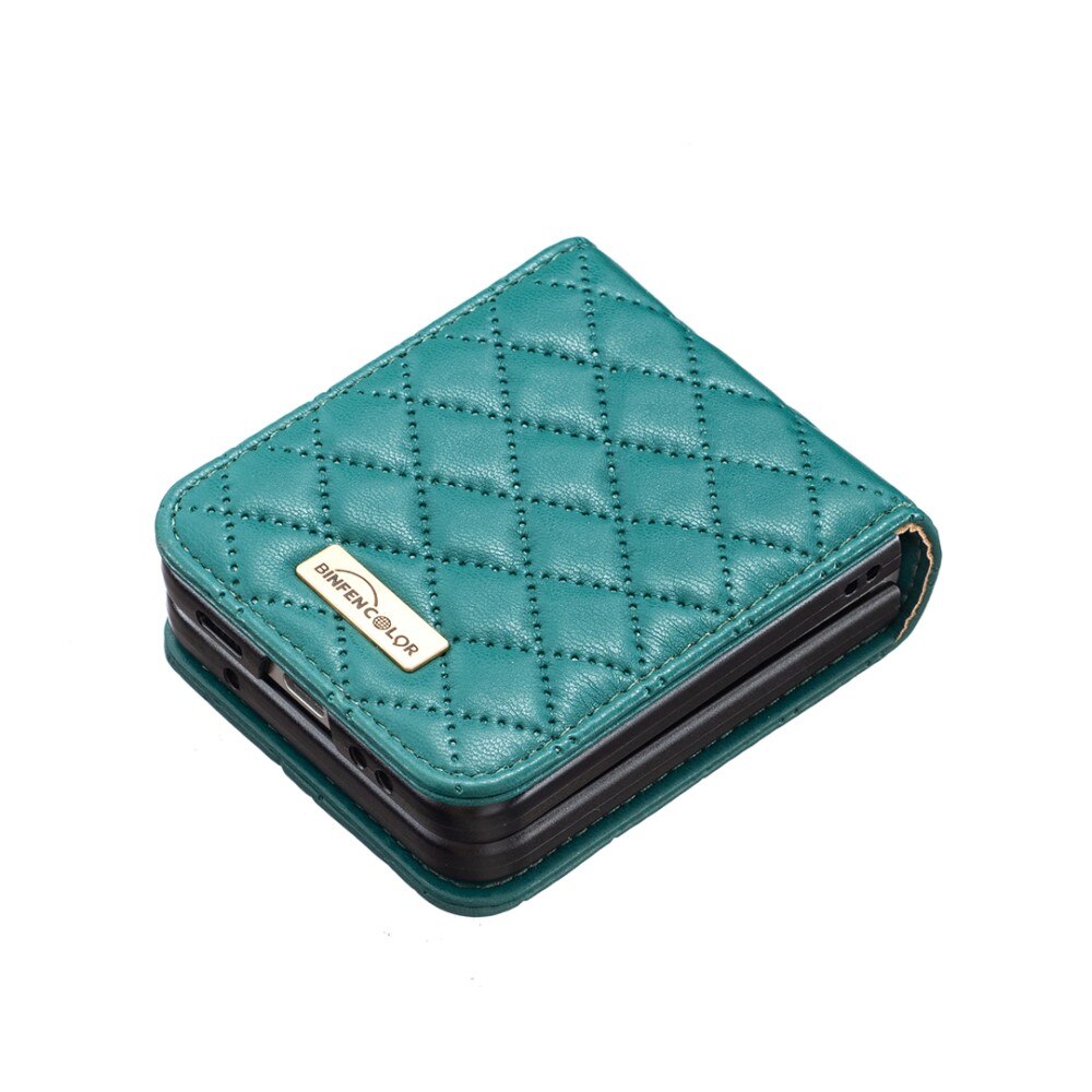 Deksel Samsung Galaxy Z Flip 5 Quilted grønn