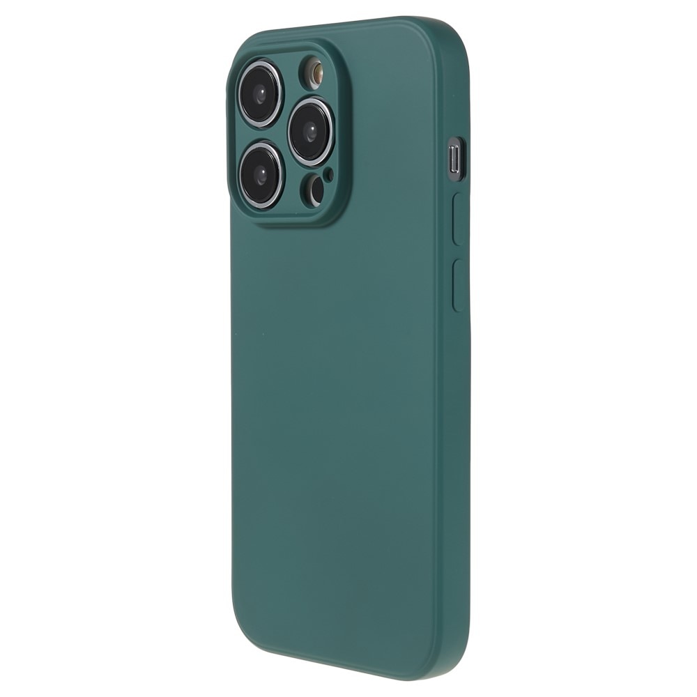 Støtsikker Deksel TPU iPhone 15 Pro mørk grønn