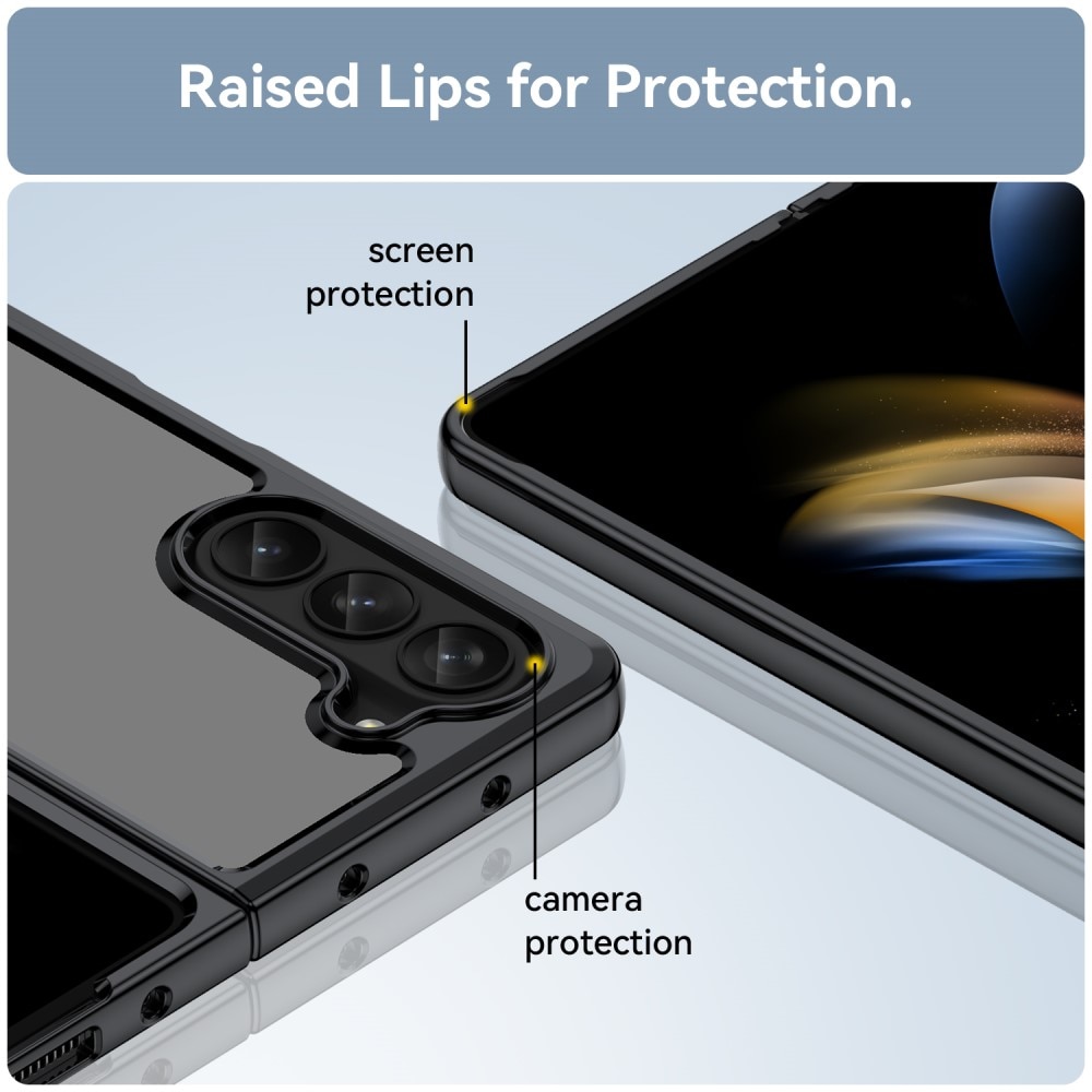 Crystal Hybrid Case Samsung Galaxy Z Fold 5 svart