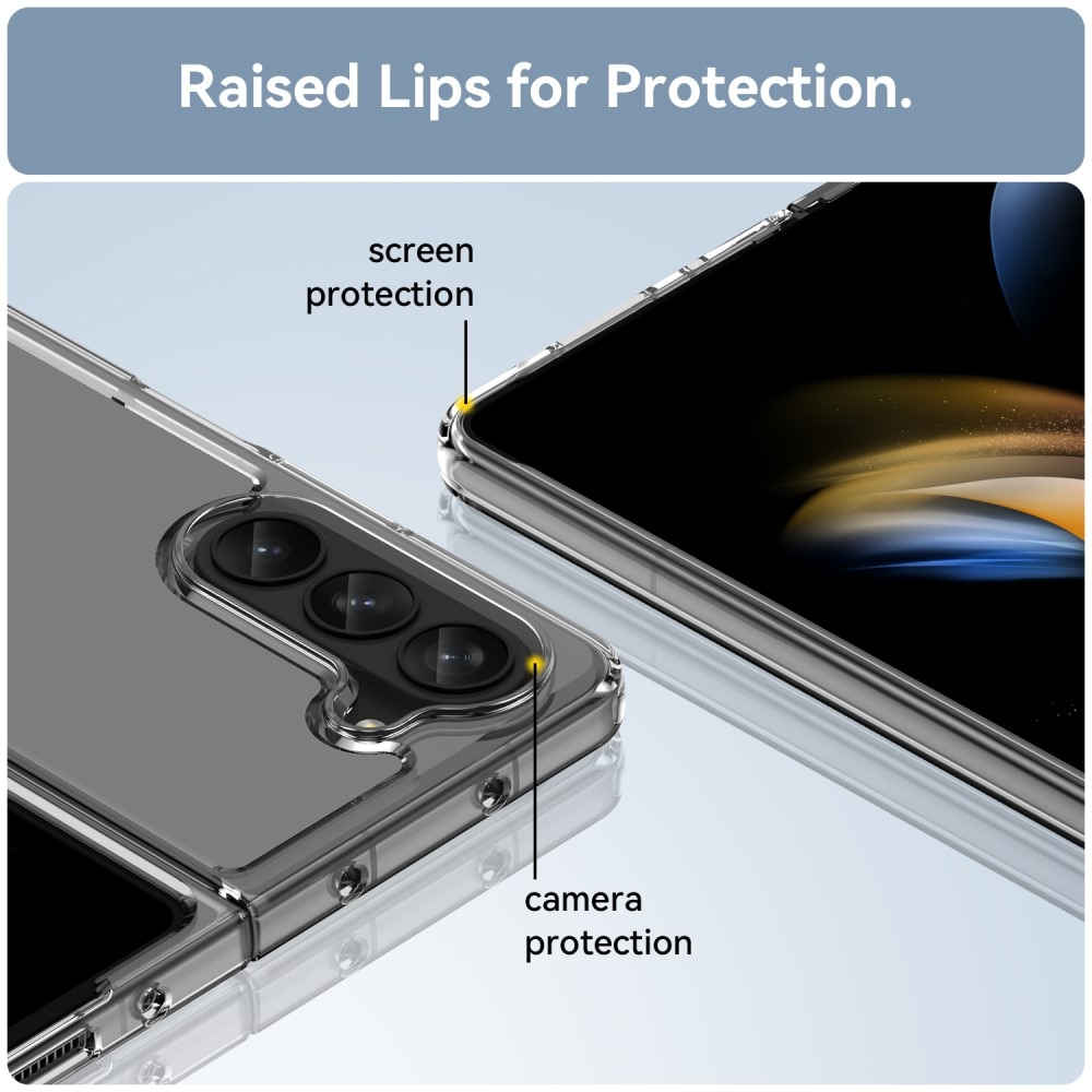 Crystal Hybrid Case Samsung Galaxy Z Fold 5 gjennomsiktig