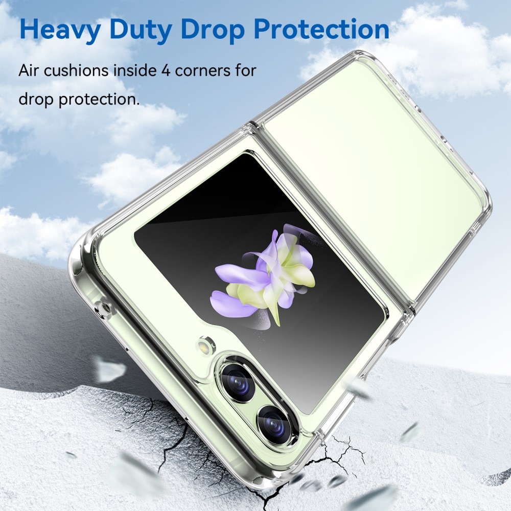 Crystal Hybrid Case Samsung Galaxy Z Flip 5 gjennomsiktig