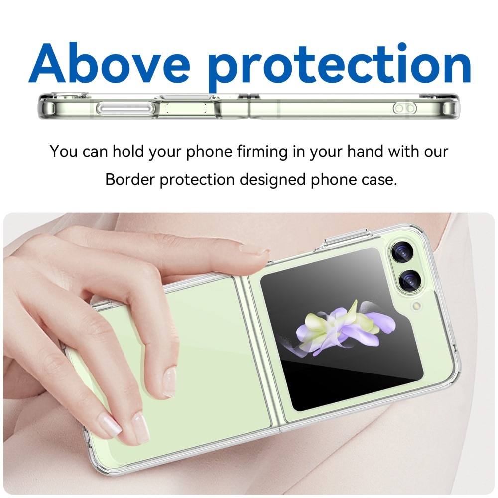 Hybriddeksel Samsung Galaxy Z Flip 5 Gjennomsiktig