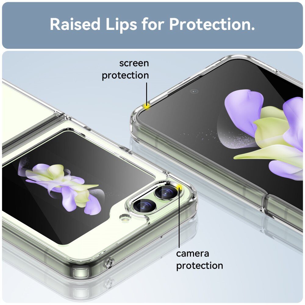 Hybriddeksel Samsung Galaxy Z Flip 5 Gjennomsiktig