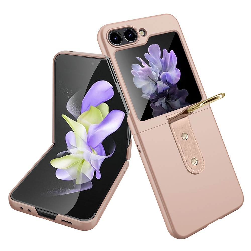 Samsung Galaxy Z Flip 6 Deksel ringholder rosegull