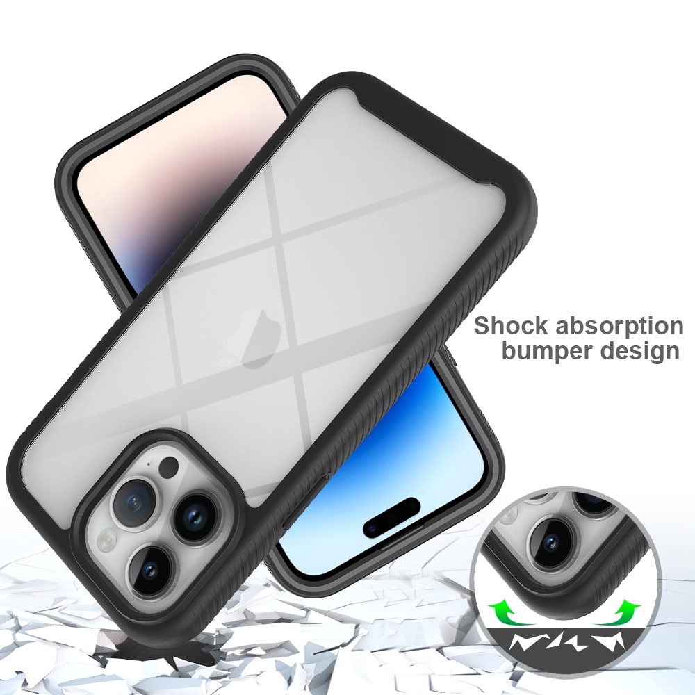 Full Protection Case iPhone 15 Pro svart