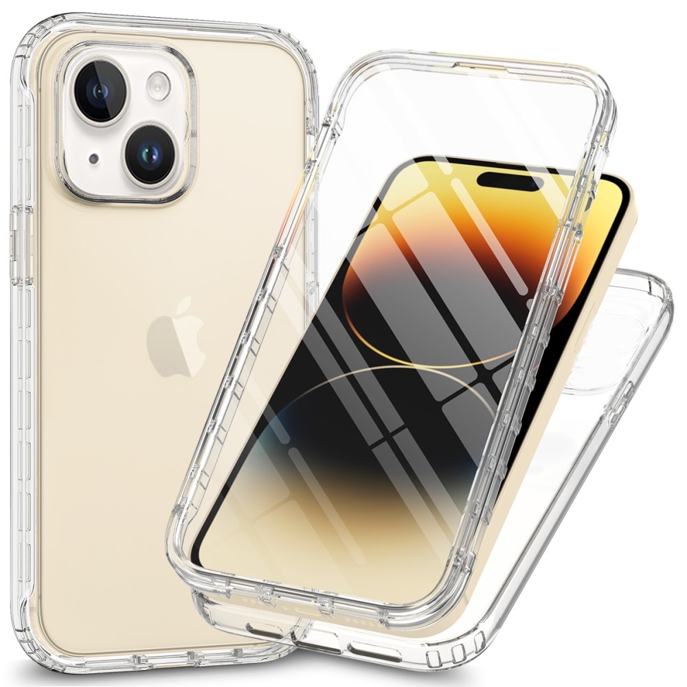 Full Protection Case iPhone 15 gjennomsiktig
