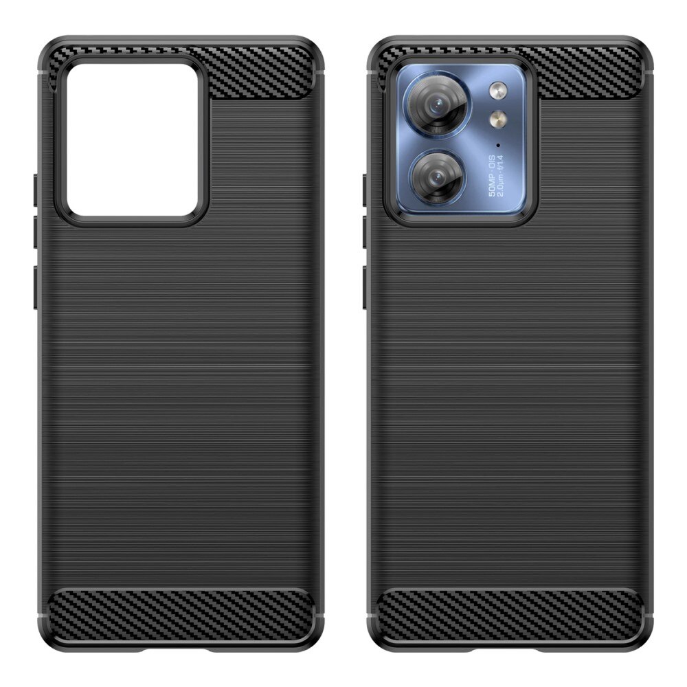 Motorola Edge 40 Deksel TPU Brushed Svart