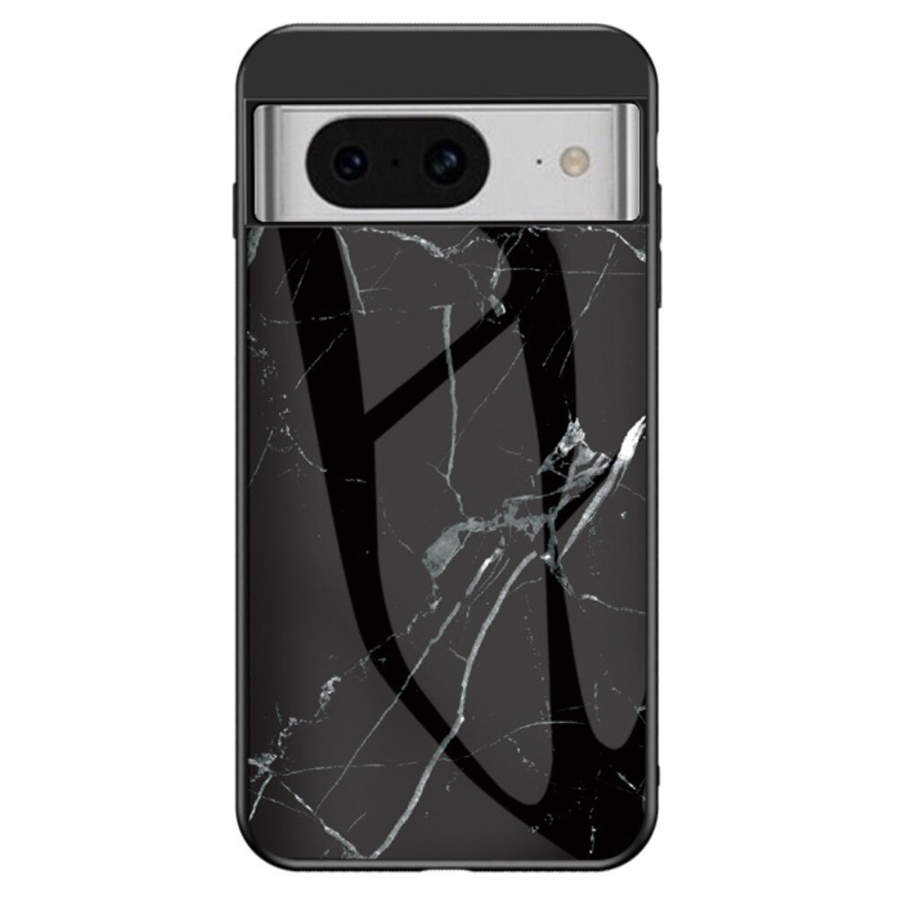 Herdet Glass Deksel Google Pixel 8 svart marmor