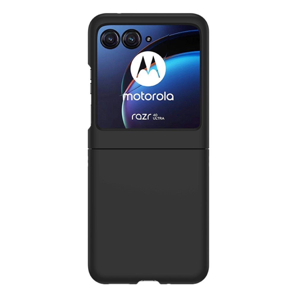 Hard Case with built-in screen protector Motorola Razr 40 Ultra svart