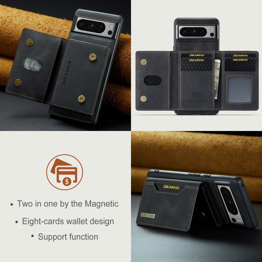 Magnetic Card Slot Case Google Pixel 8 Pro Black