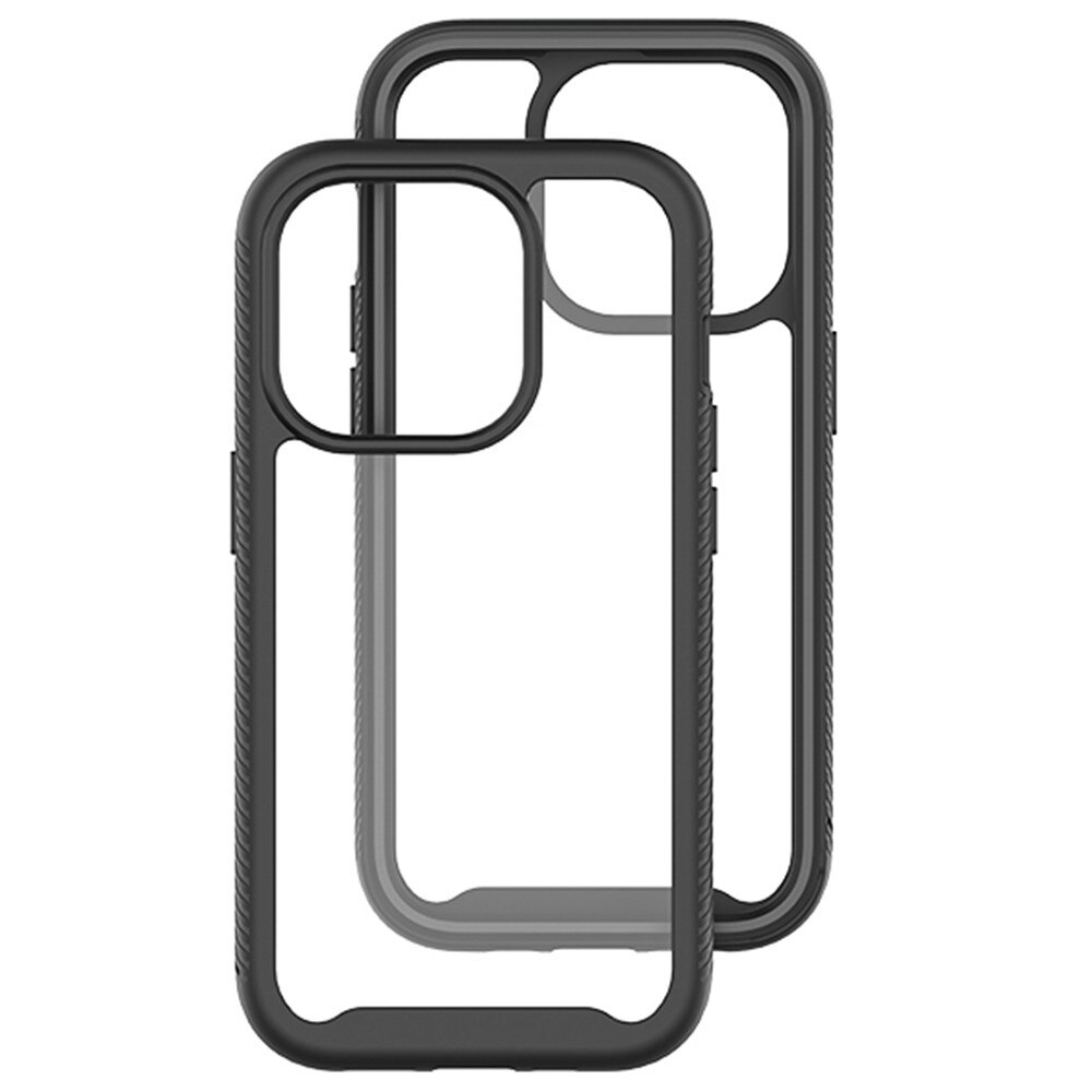 Full Cover Deksel iPhone 15 Pro Svart