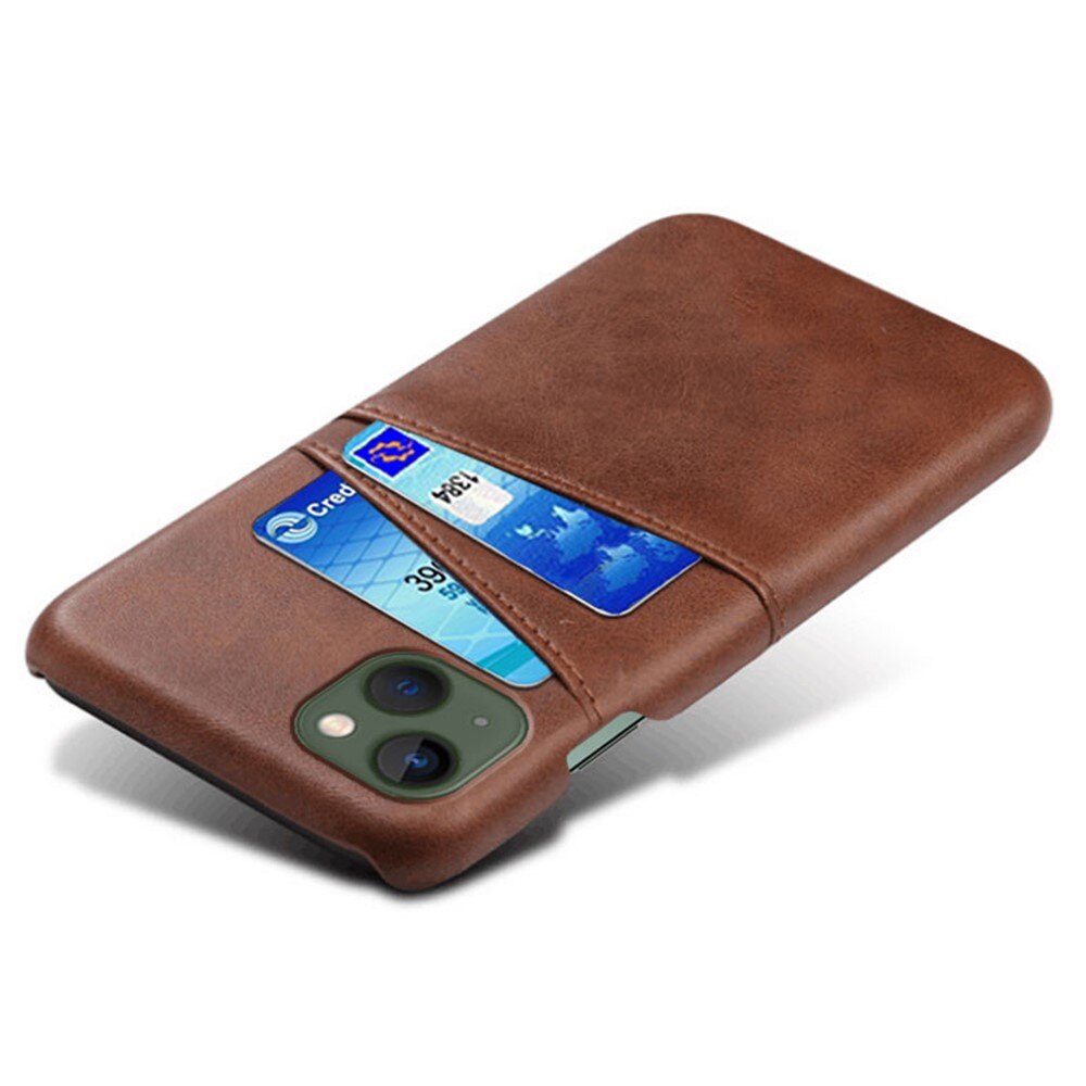 Card Slots Case iPhone 15 Brun