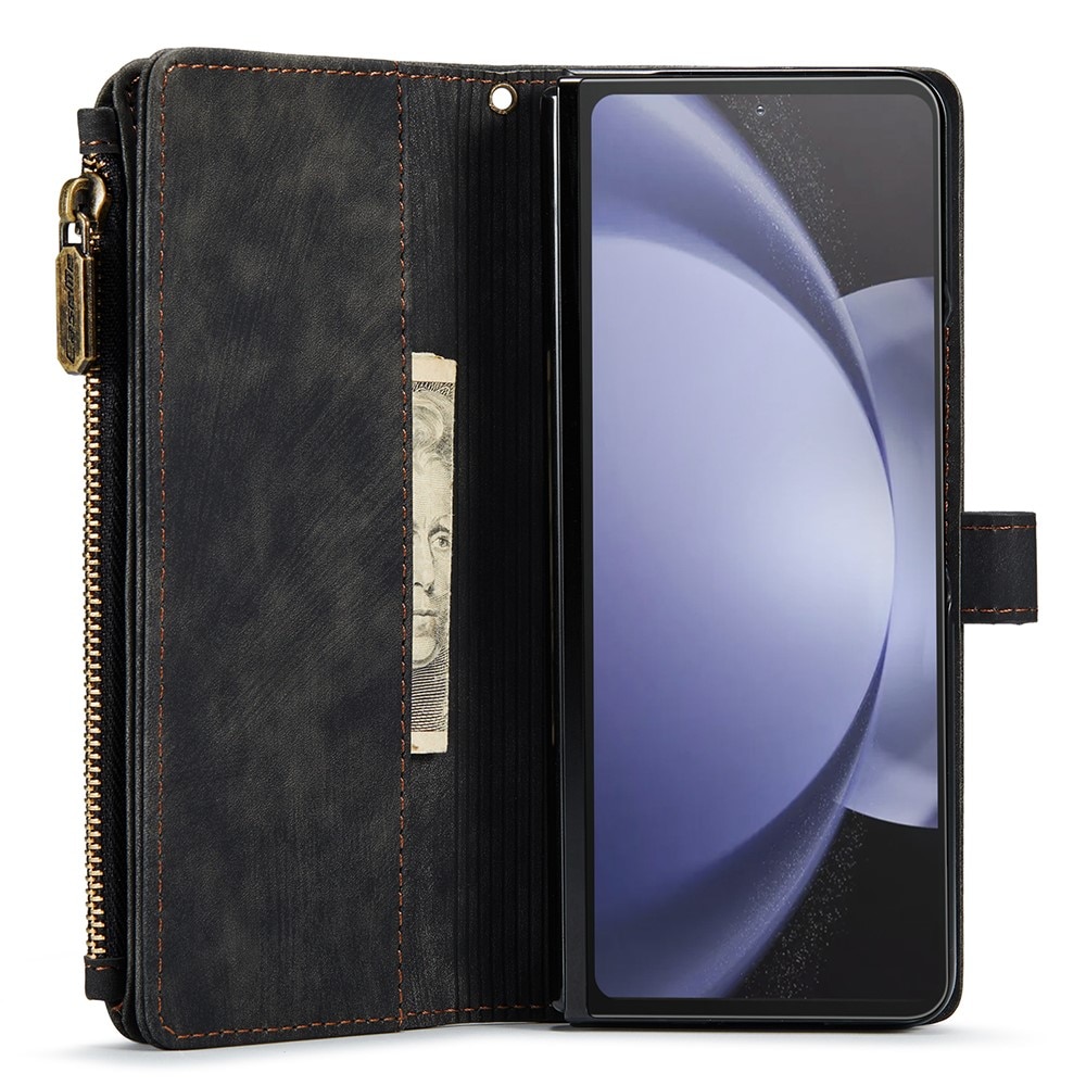 Zipper Wallet Samsung Galaxy Z Fold 5 svart