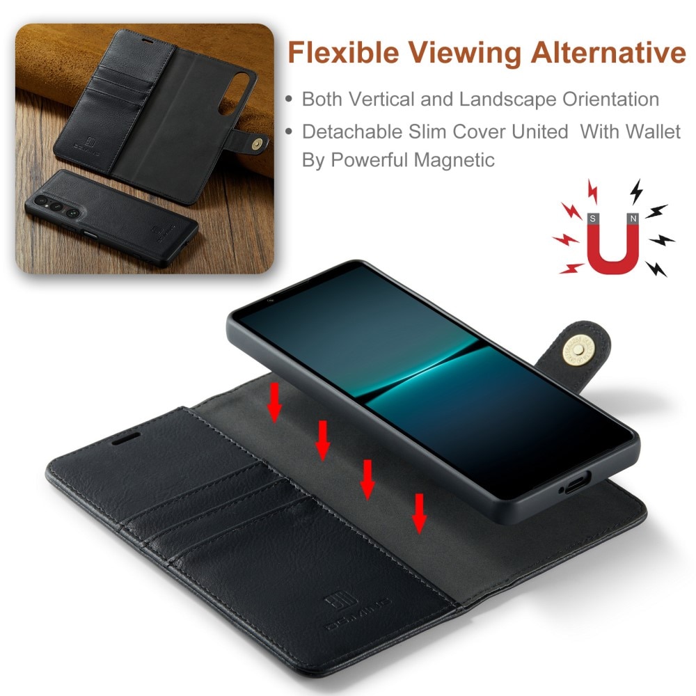 Magnet Wallet Sony Xperia 5 V Black