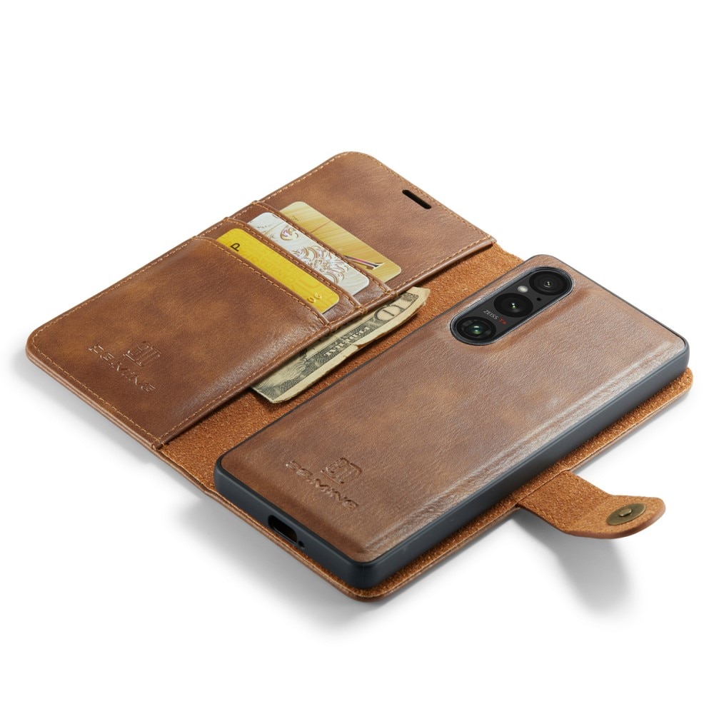 Magnet Wallet Sony Xperia 1 V Cognac