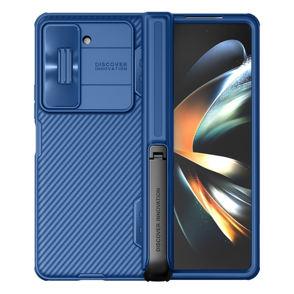 CamShield Fold Deksel Kickstand Samsung Galaxy Z Fold 5 blå