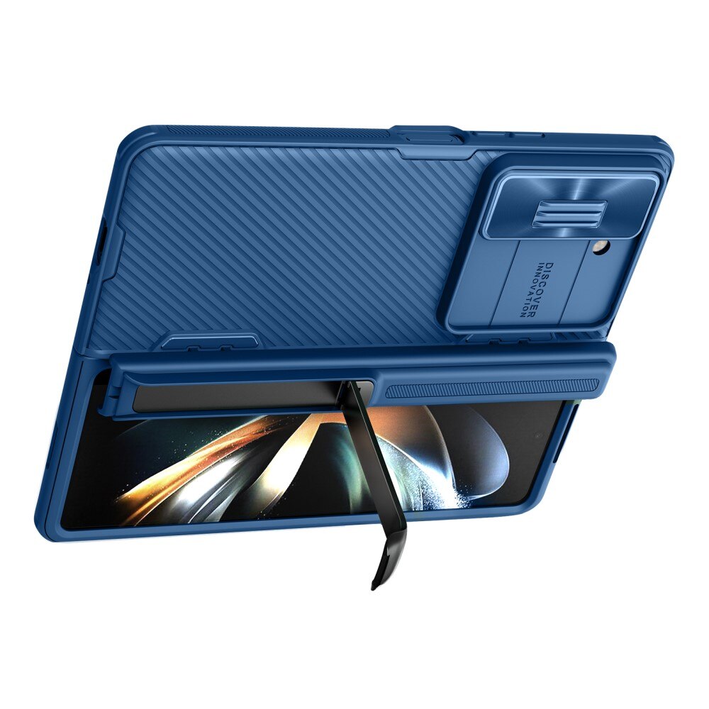 CamShield Fold Deksel Kickstand Samsung Galaxy Z Fold 5 blå