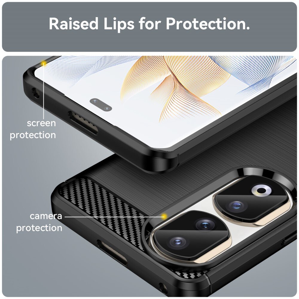  Honor 90 Pro Deksel TPU Brushed Svart