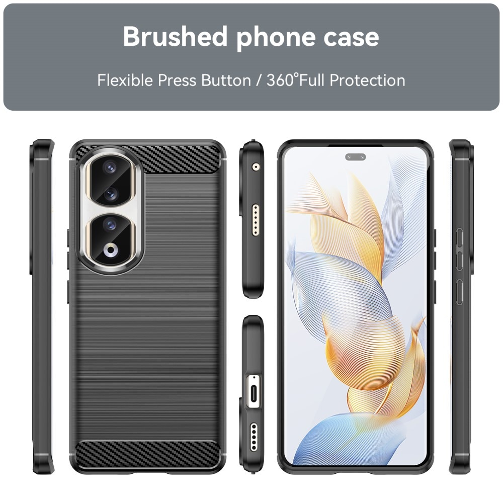  Honor 90 Pro Deksel TPU Brushed Svart