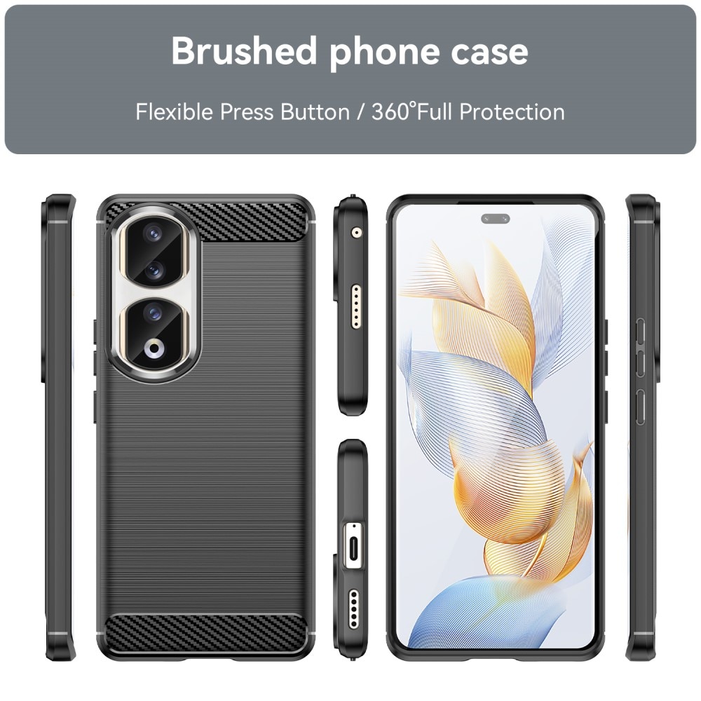 Honor 90 Pro Deksel TPU Brushed Black