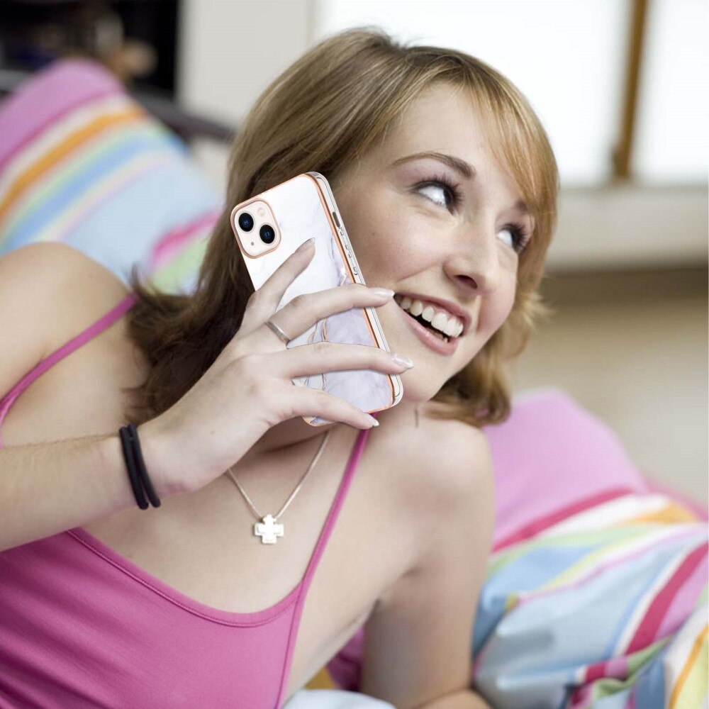TPU Deksel iPhone 15 Plus Flerfarget/mønster