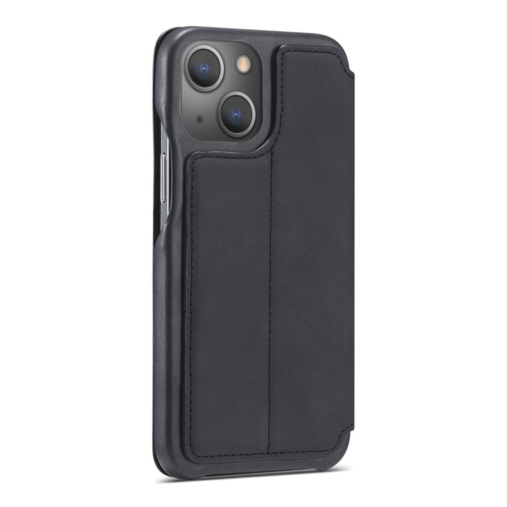 Slim Lommebokdeksel iPhone 15 Plus svart