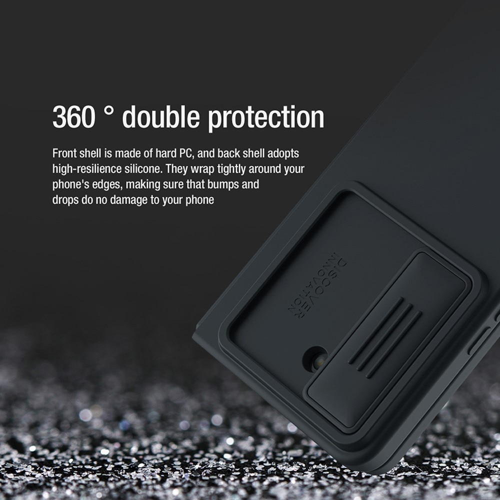 Soft CamShield Deksel Samsung Galaxy Z Fold 5 svart
