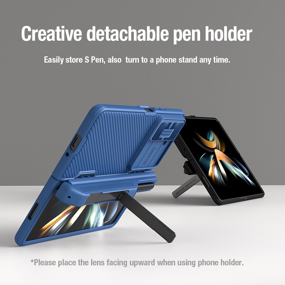 CamShield Fold Deksel Pencil-holder Samsung Galaxy Z Fold 5 blå