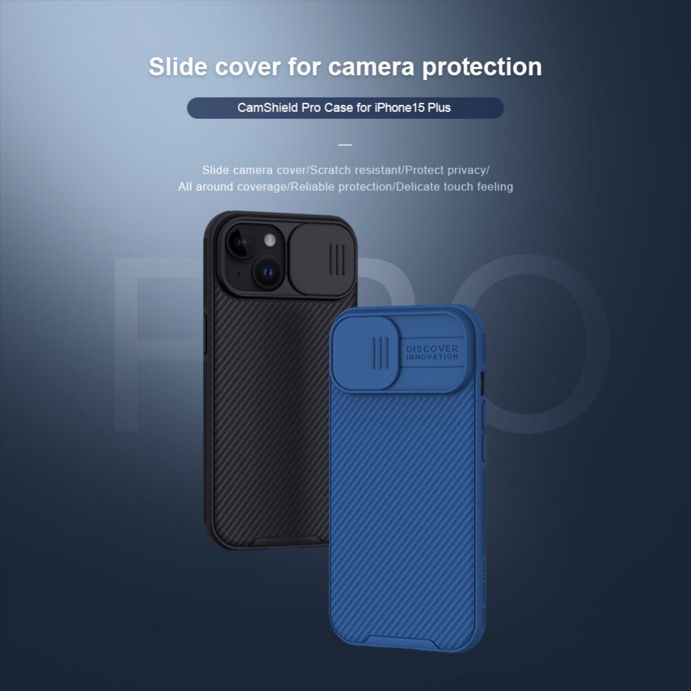 CamShield Deksel iPhone 15 Blå