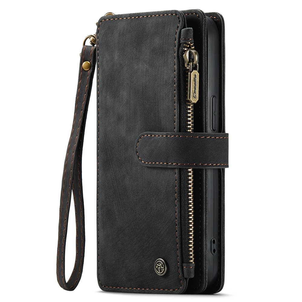 Zipper Wallet iPhone 15 Pro Max Svart