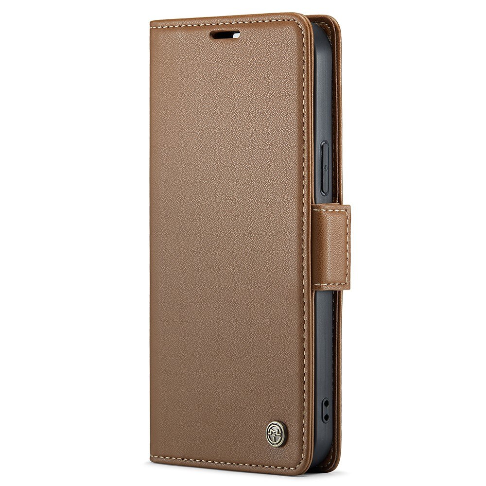 RFID blocking Slim Lommebokveske iPhone 15 Pro Max Brun