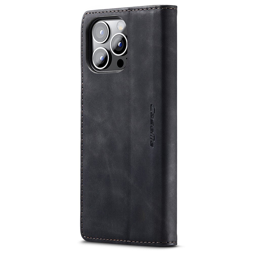 Slim Lommebokveske iPhone 15 Pro Max Svart